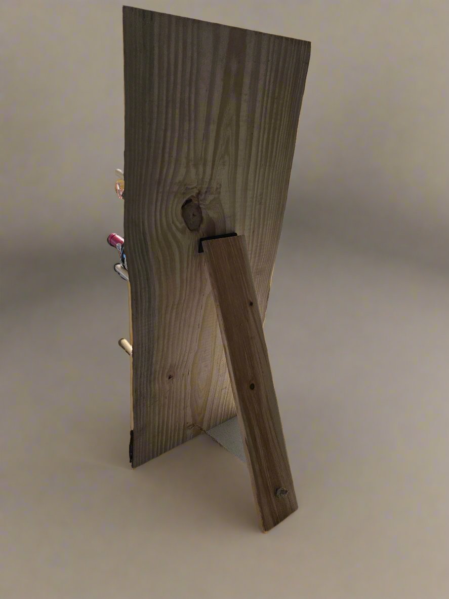 Live Edge Wood Wine Rack