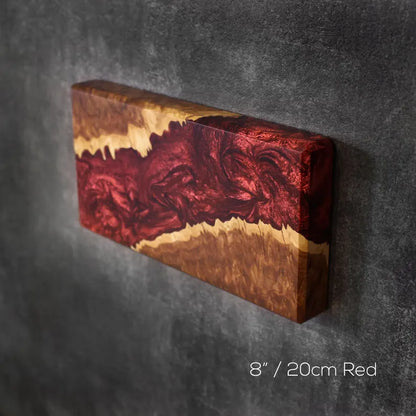 Natural Edge Wood Magnetic Knife Block